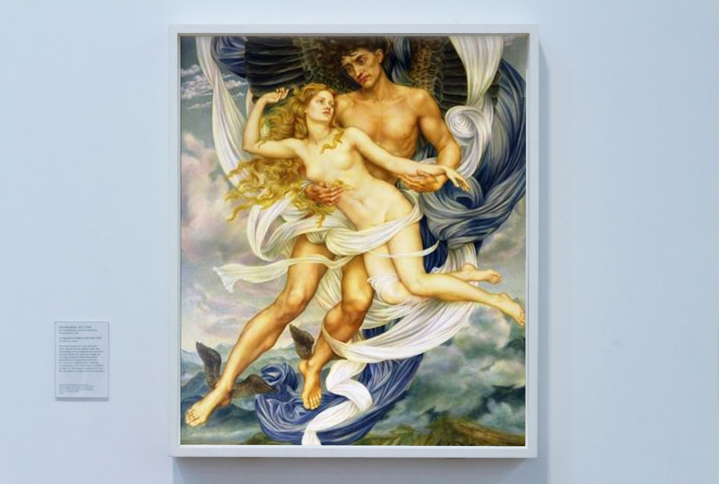 Boreas and Oreithyia by Evelyn De Morgan Romanticism Art dated 1896