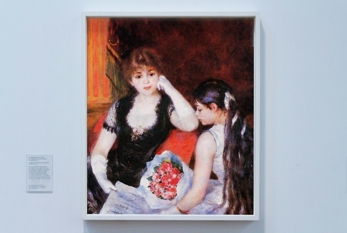 At the Concert (Box at the Opera) by Pierre-Auguste Renoir Impressionism Art dated 1880