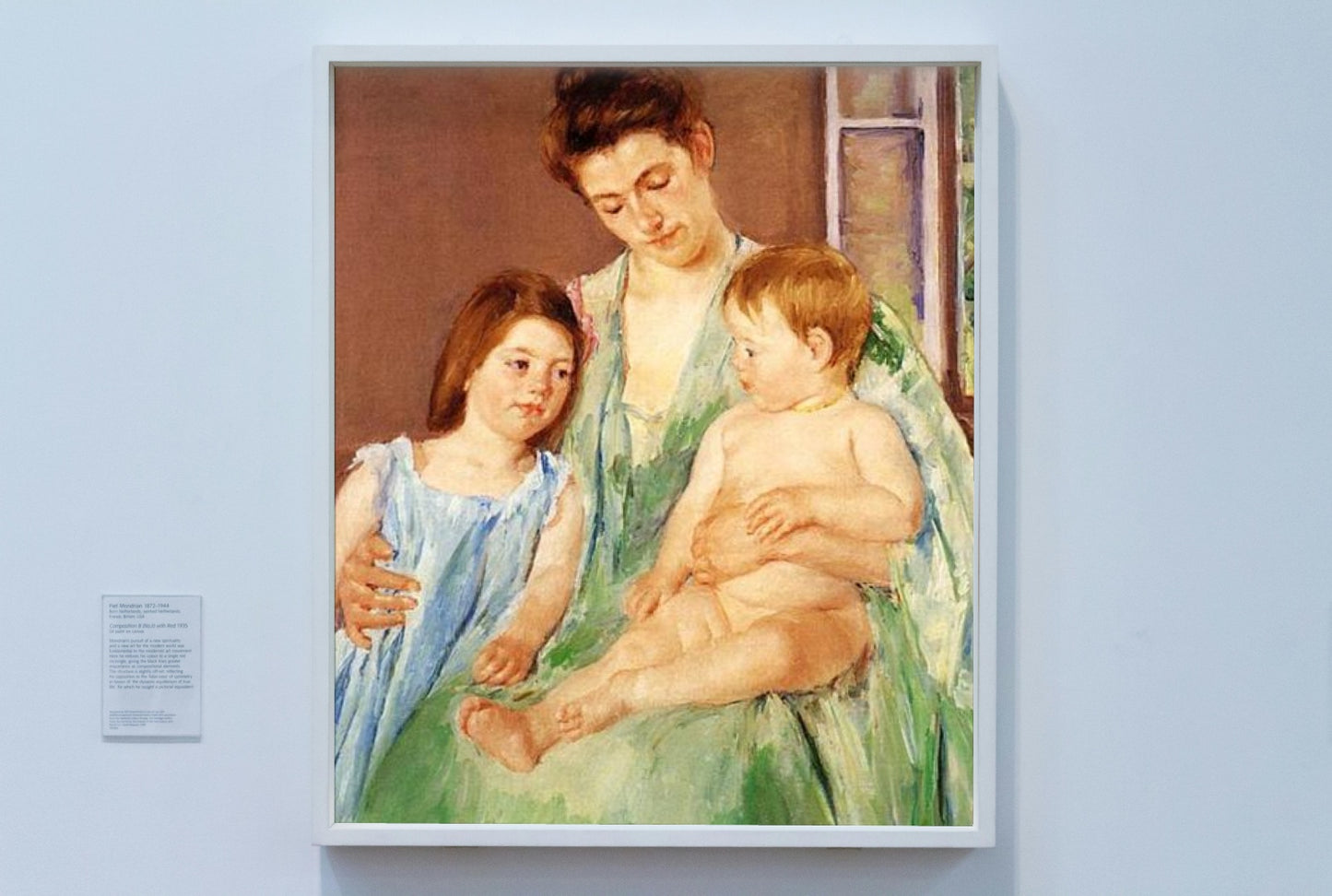 Young Mother and Two Children by Mary Cassatt Impressionism Art dated 1905