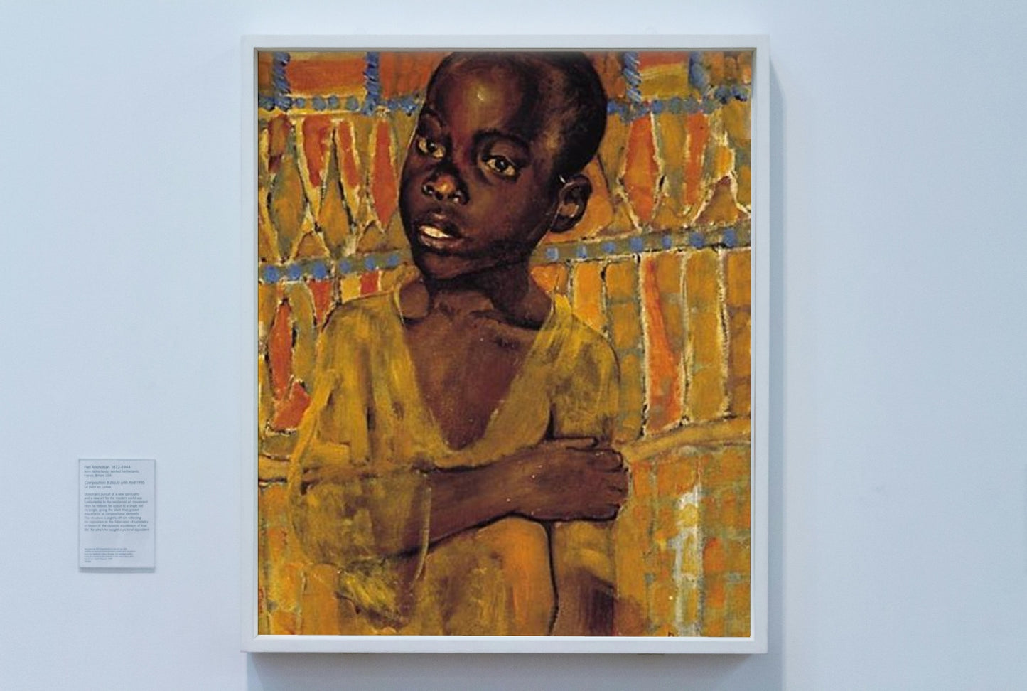 African boy by Kuzma Petrov-Vodkin Post-Impressionism Art dated 1907