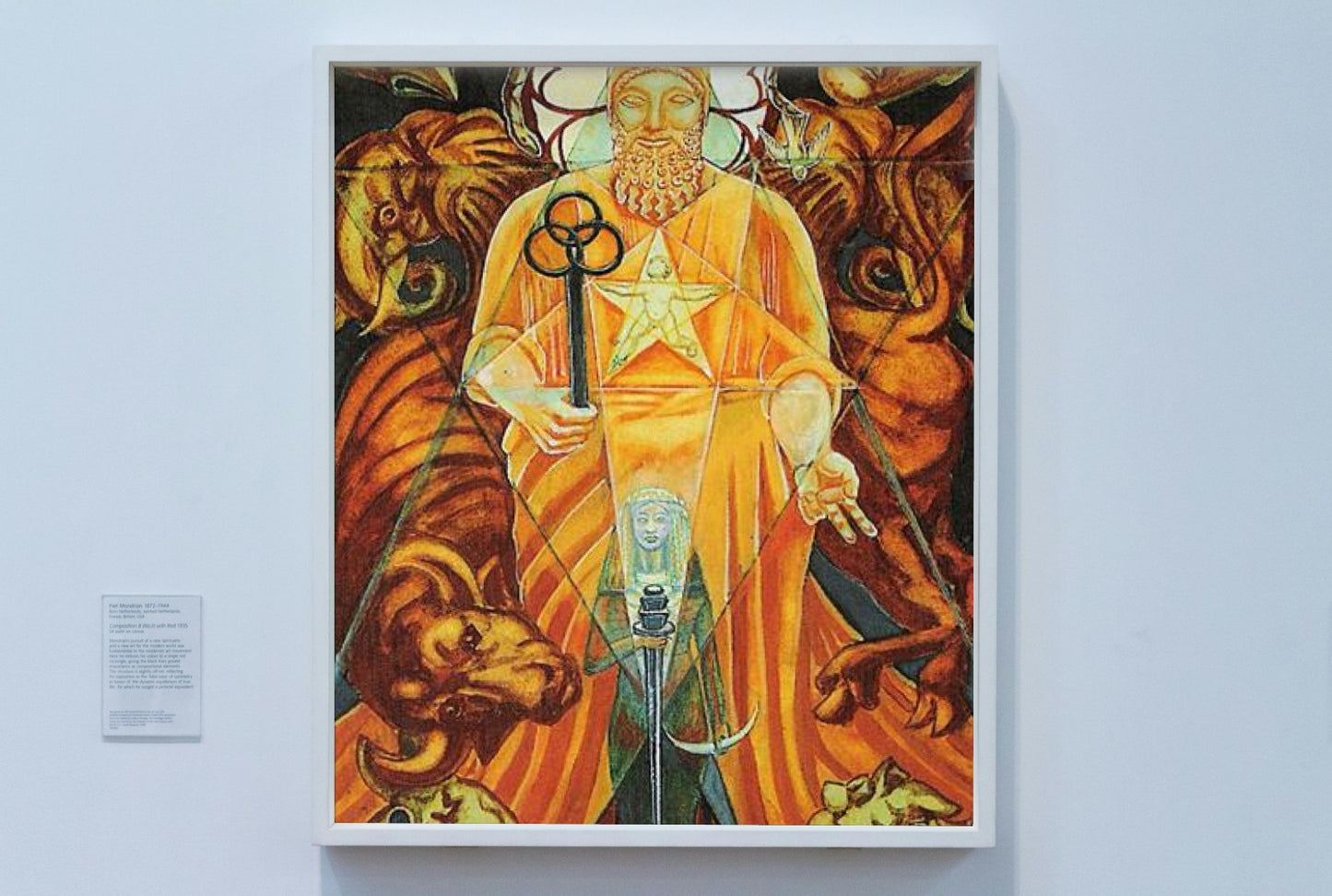 Atu V - The Hierophant - Thoth Tarot - Aleister Crowley by Lady Frieda Harris