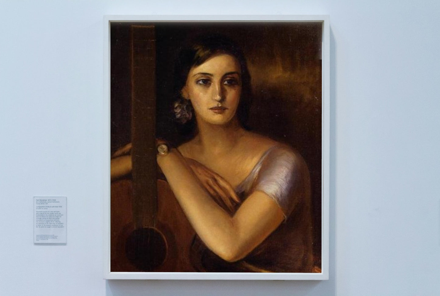 Woman with a Guitar by Julio Romero de Torres Realism Art