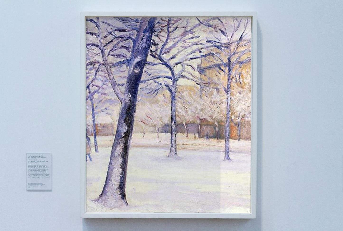 Park in the Snow by Gustave Caillebotte Impressionism Art dated 1888