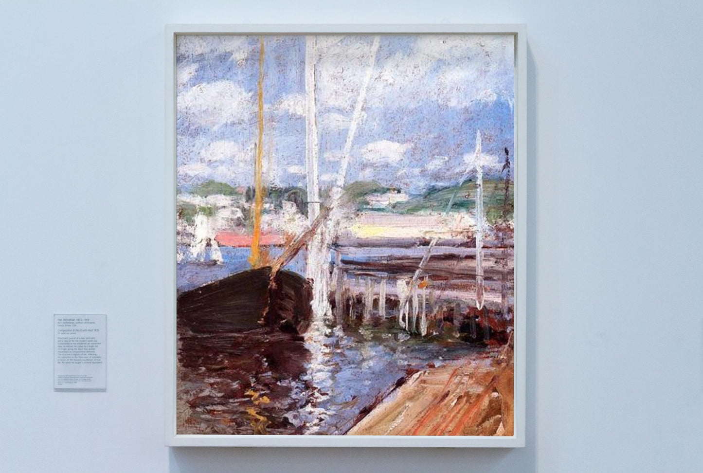 Boat Landing by John Henry Twachtman Impressionism Art dated 1902