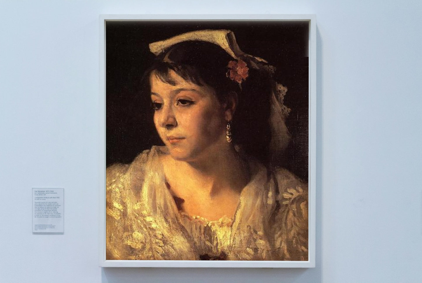 Head of an Italian Woman by John Singer Sargent Realism Art dated 1878