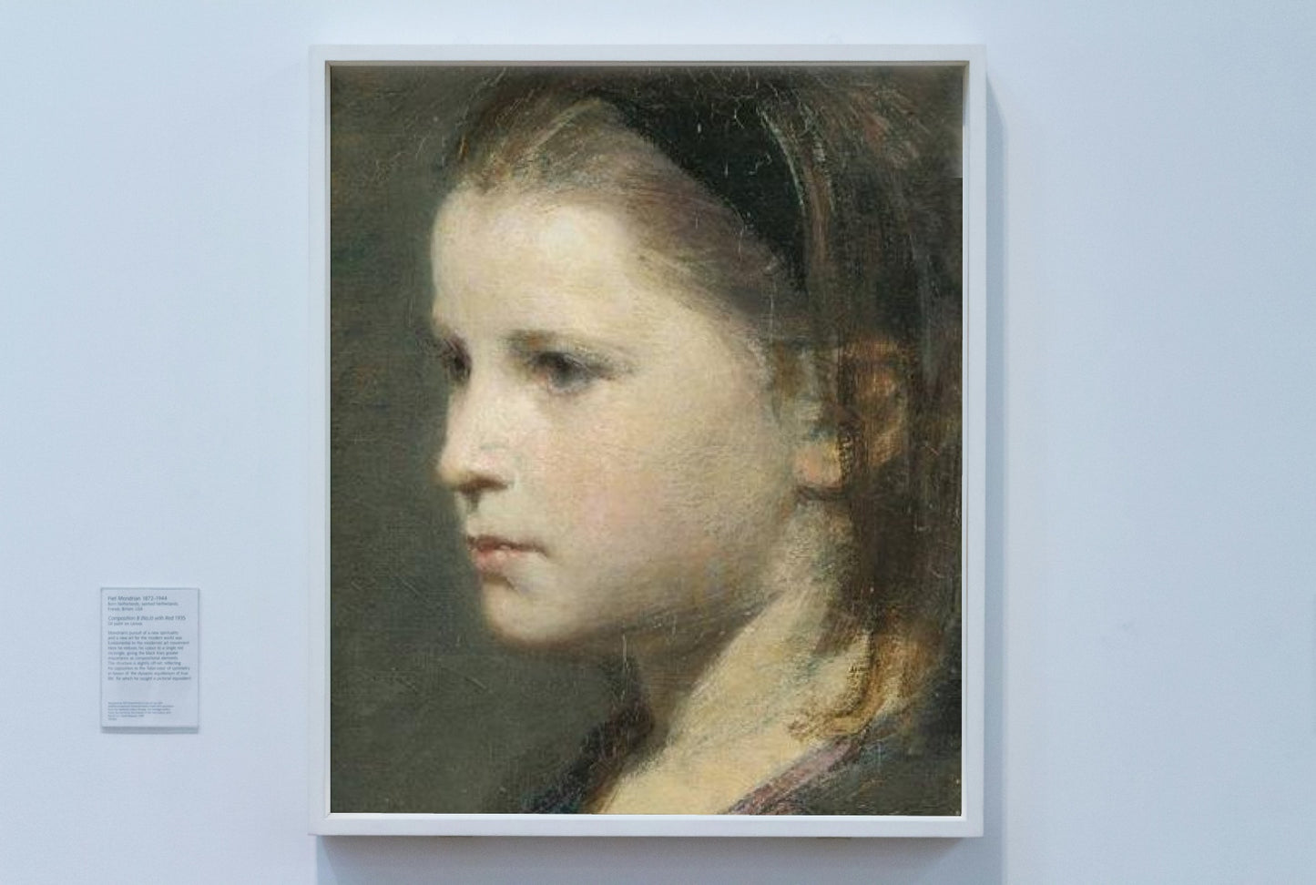 Head of a Young Girl by Henri Fantin-Latour Realism Art dated 1870