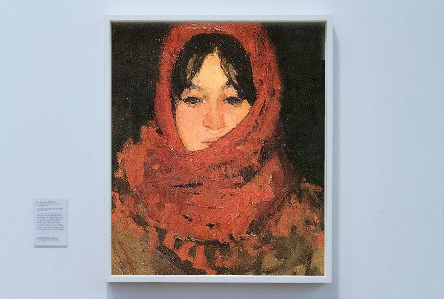 The Red Scarf by Ion Andreescu Impressionism Art