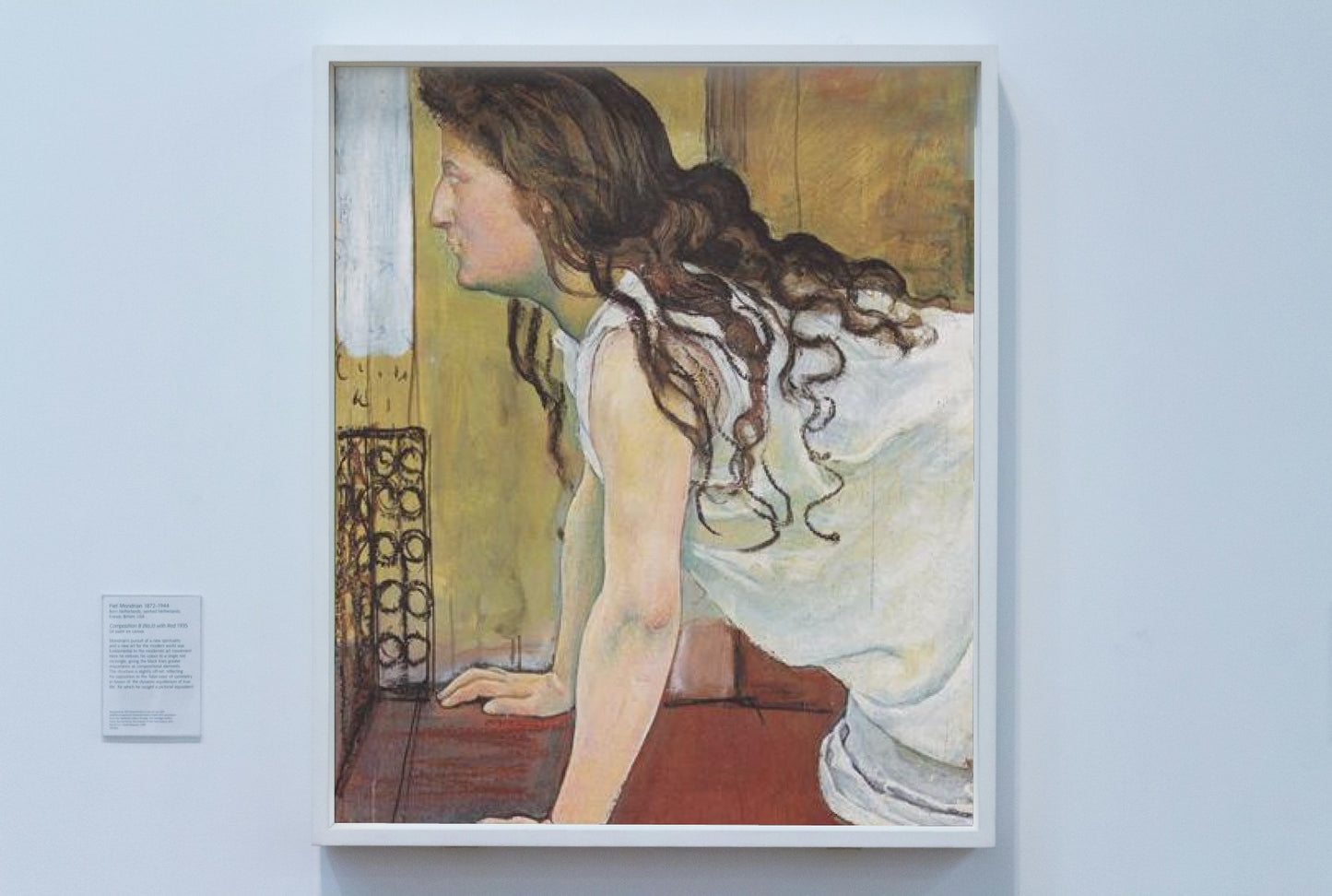 Girl at the Window by Ferdinand Hodler Art Nouveau (Modern) Art dated 1890