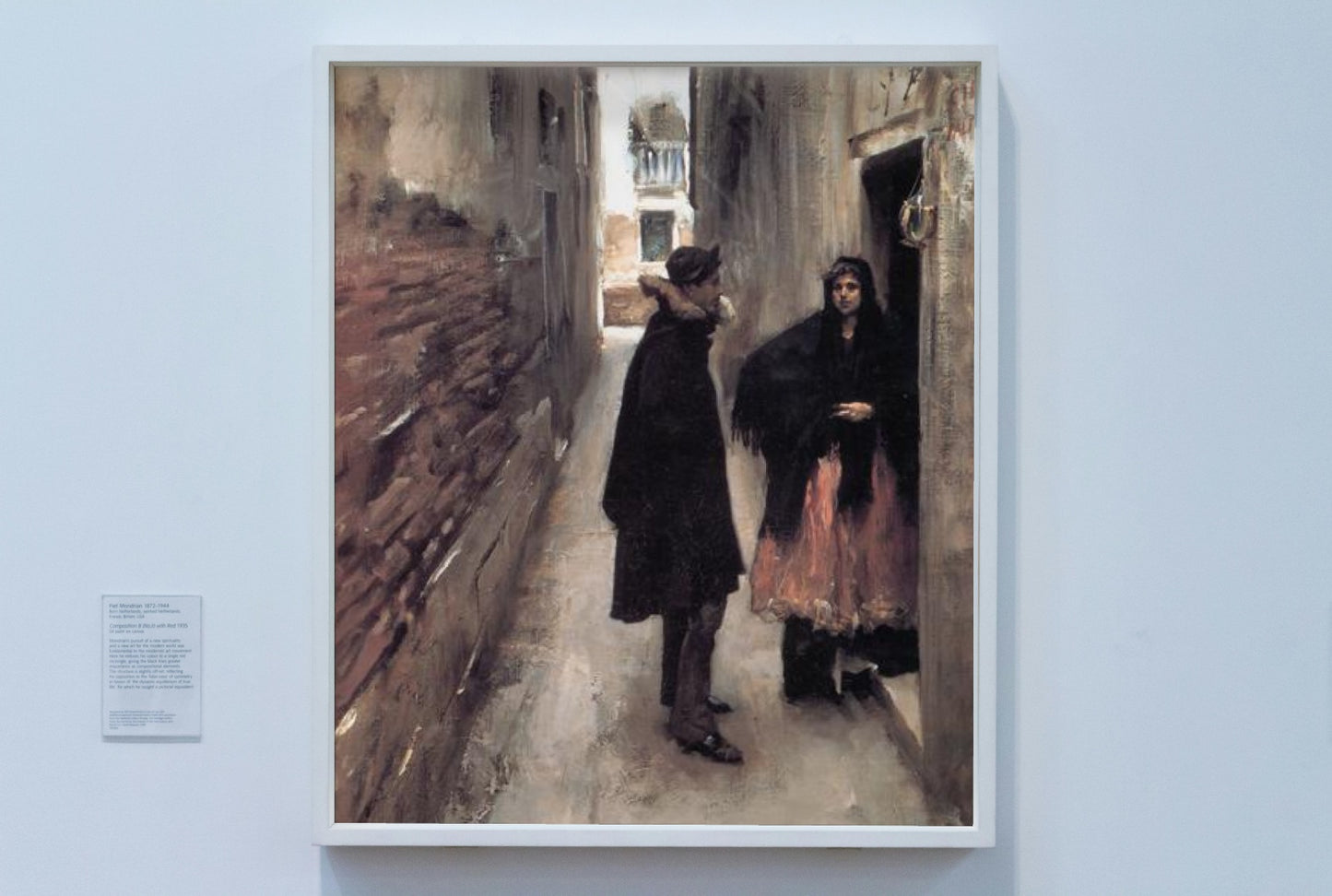 A Street in Venice by John Singer Sargent Realism Art dated 1882