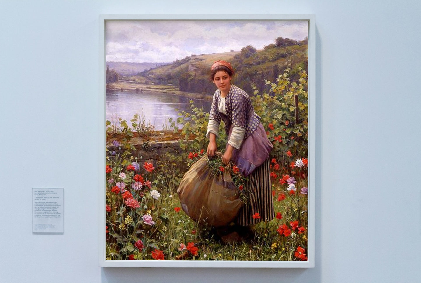 The Grass Cutter by Daniel Ridgway Knight Realism Art dated 1895