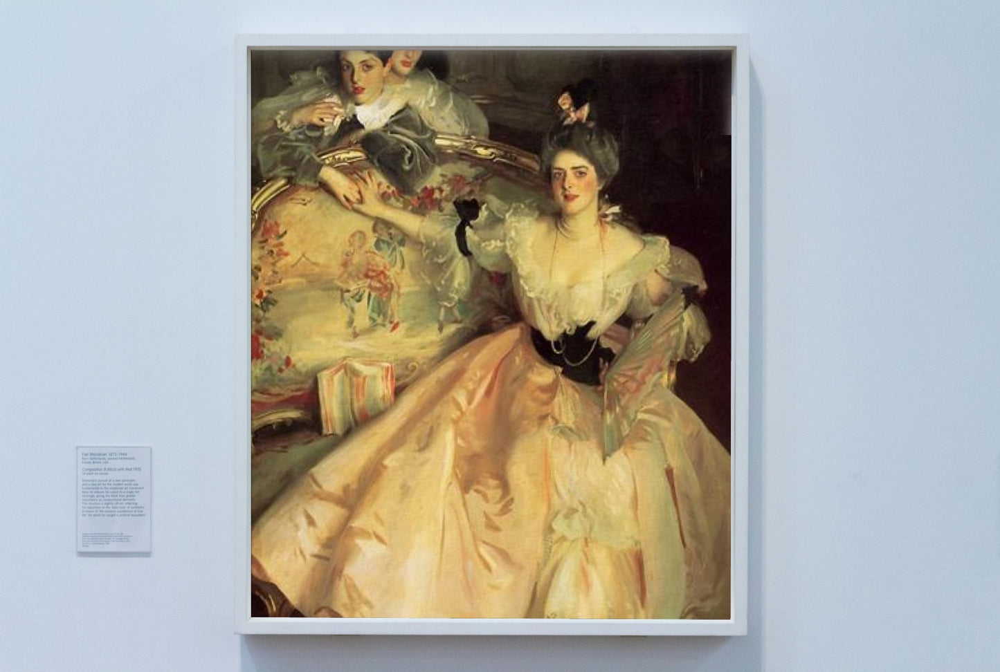 Mrs. Carl Meyer, later Lady Meyer, and her two Children by John Singer Sargent Realism Art dated 1896