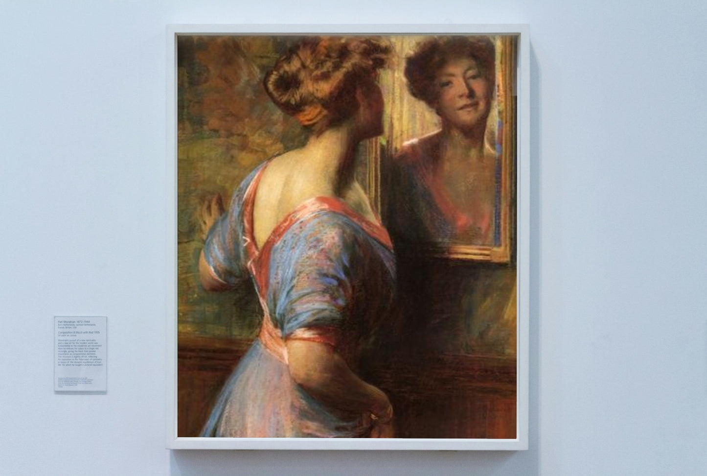 A Passing Glance by Thomas Pollock Anshutz Impressionism Art dated 1900