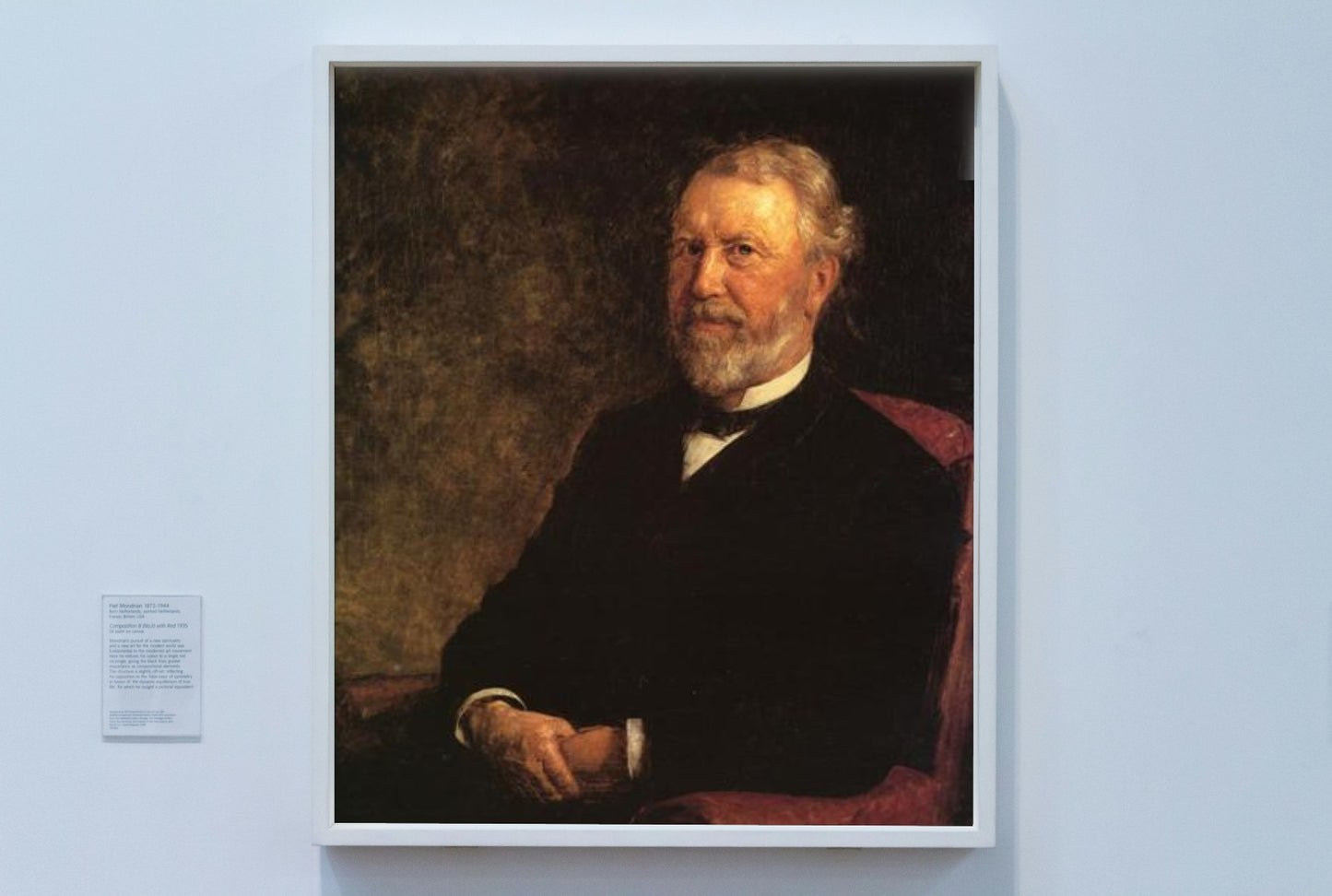 Albert G. Porter, Governor of Indiana by T. C. Steele Impressionism Art dated 1885