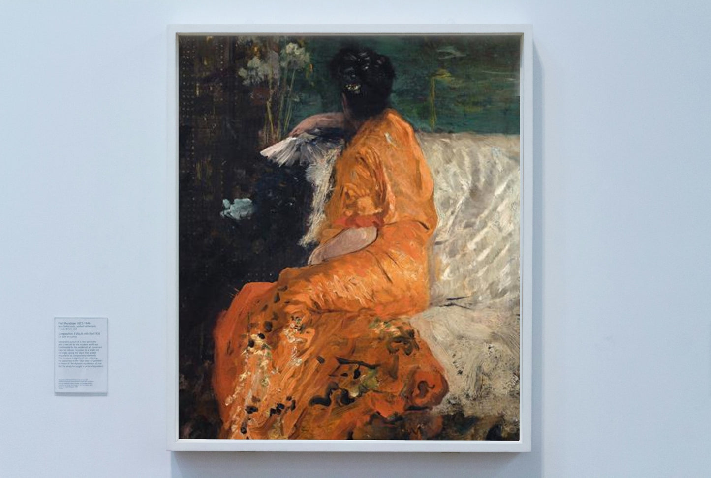 The orange kimono by Giuseppe De Nittis Impressionism Art dated 1884