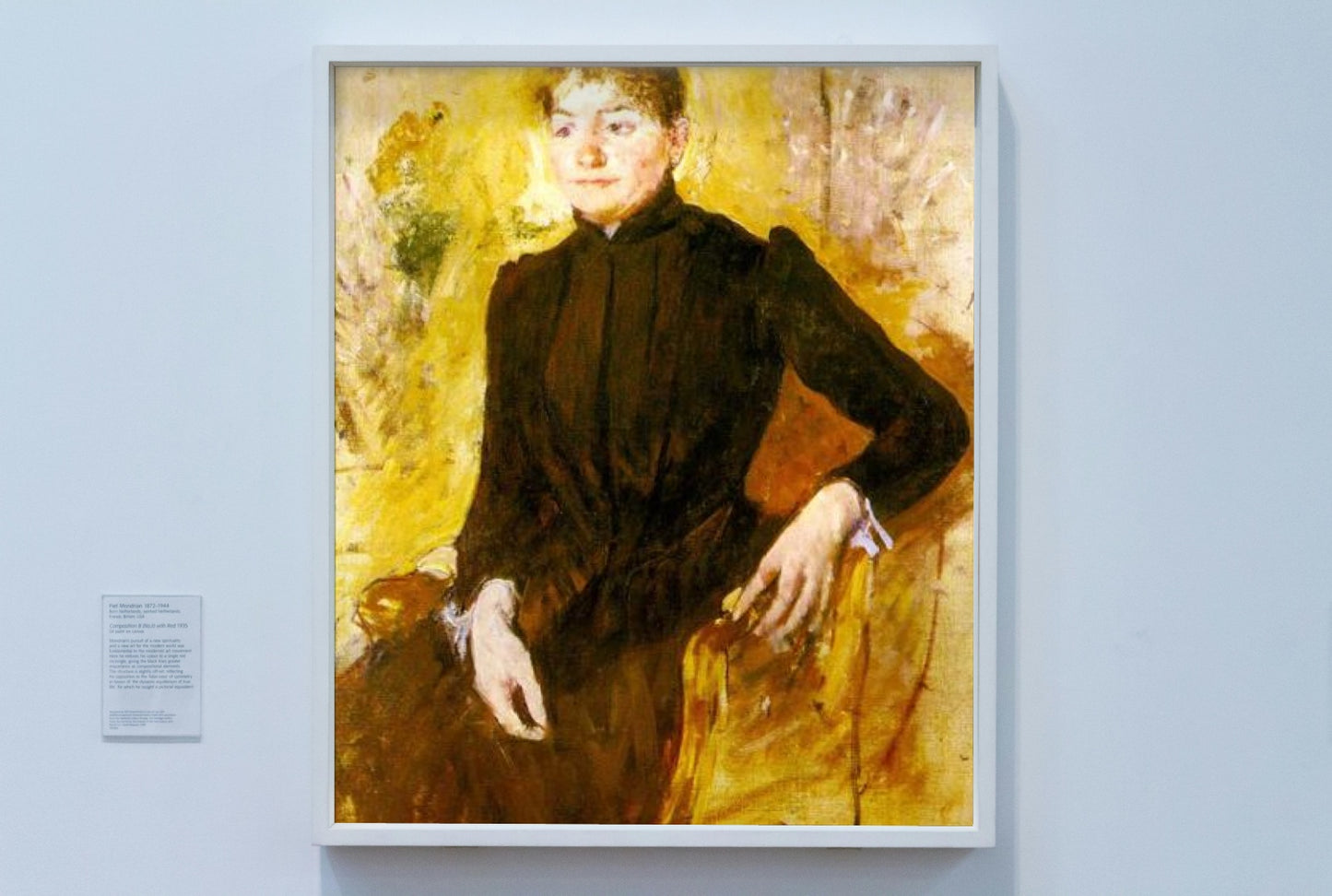 Woman in Black by Mary Cassatt Impressionism Art dated 1882