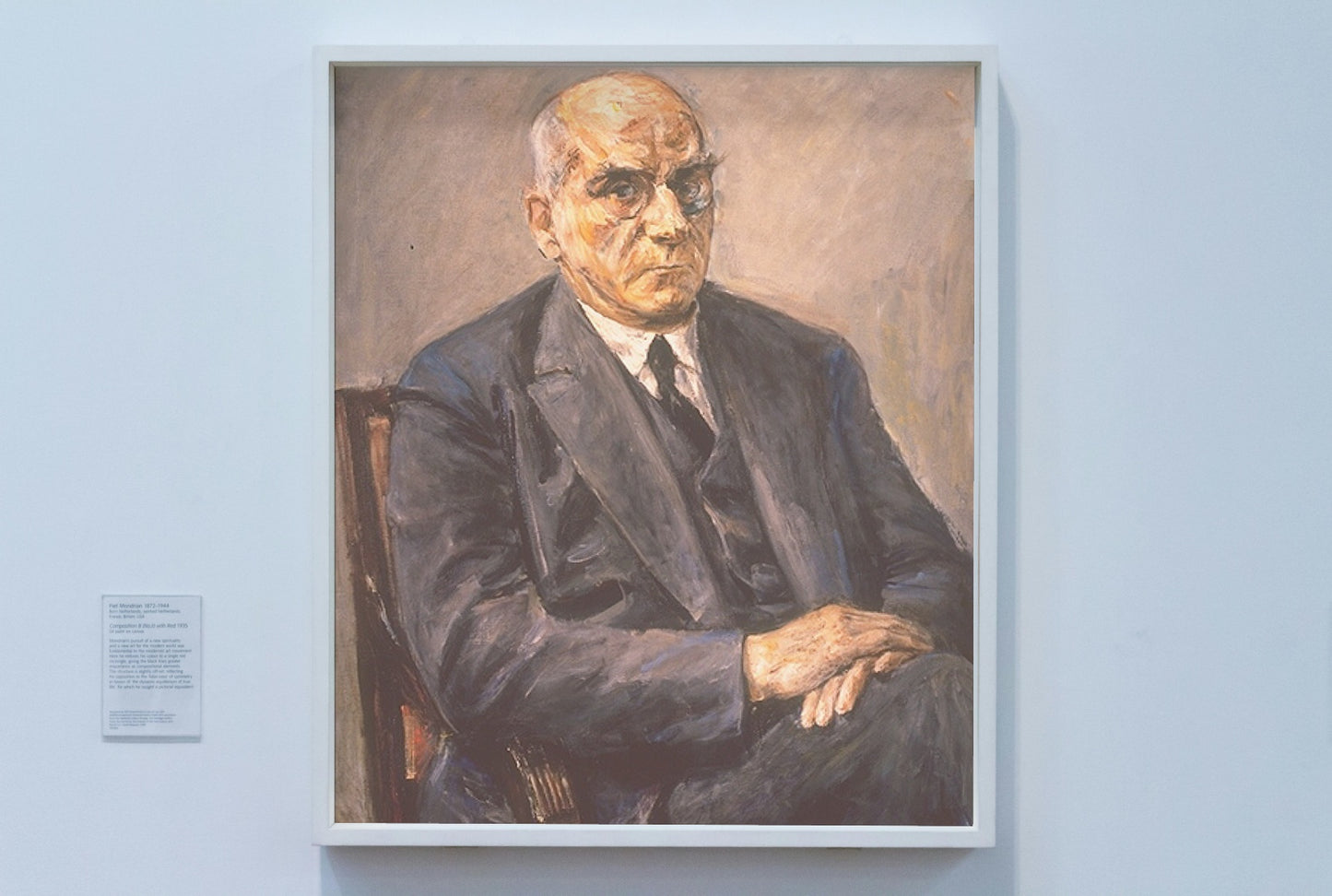 Portrait of Otto Braun by Max Liebermann Impressionism Art dated 1932