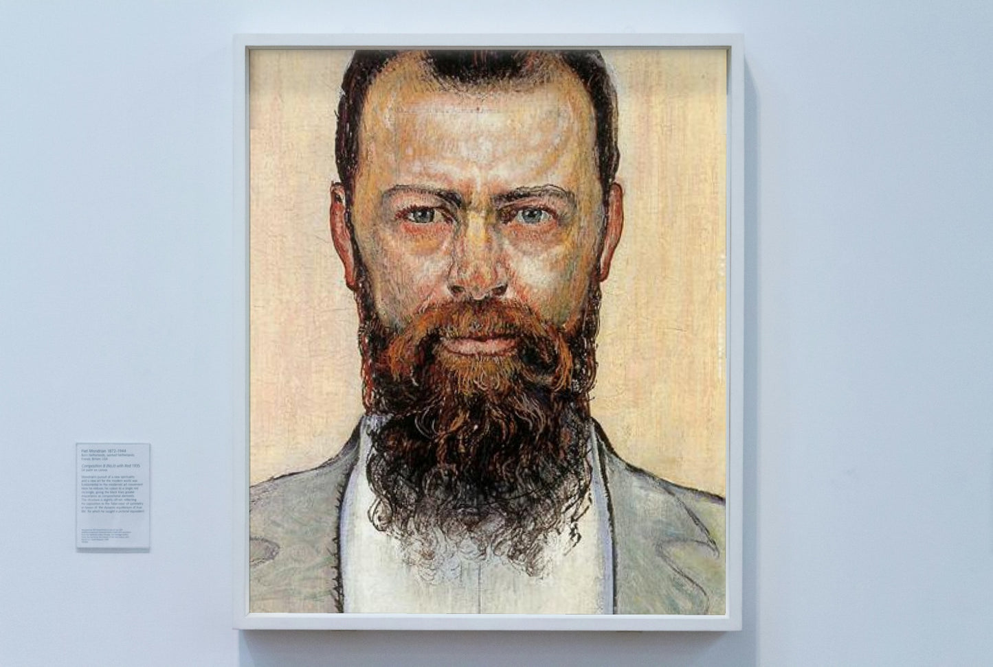 Self-portrait by Ferdinand Hodler Art Nouveau (Modern) Art dated 1900