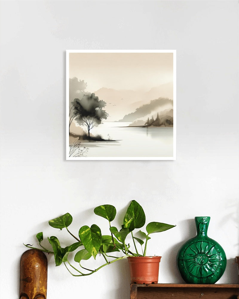 Serene Ananta Vistāra Landscape Art