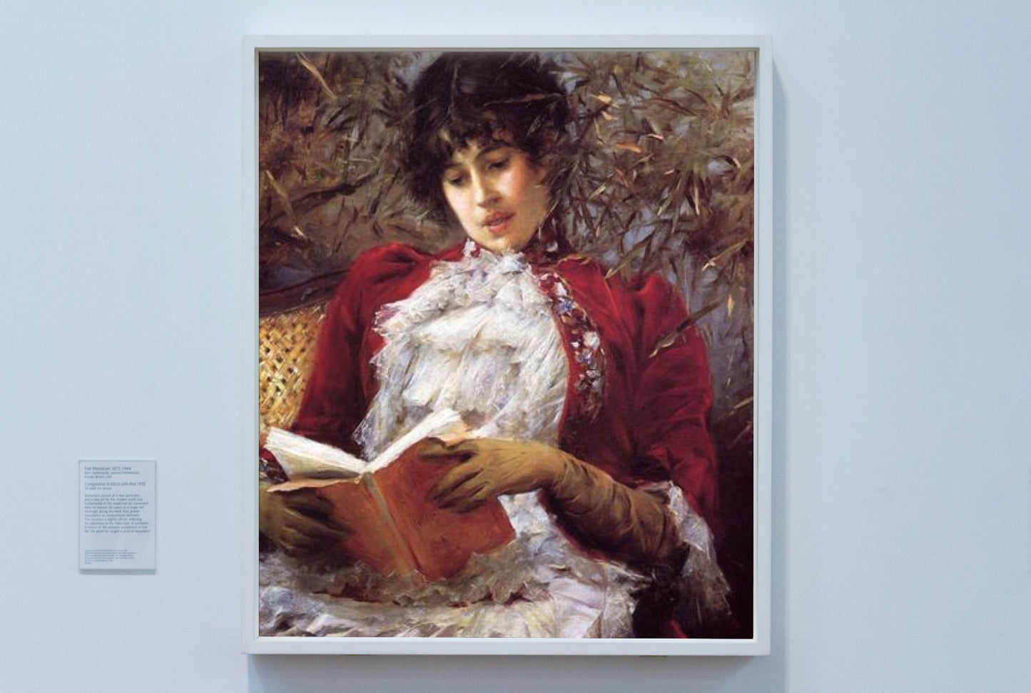 An Enthralling Novel by Julius LeBlanc Stewart Realism Art dated 1885