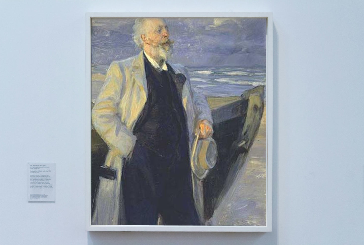 Holger Drachman by Peder Severin Kroyer Impressionism Art dated 1895