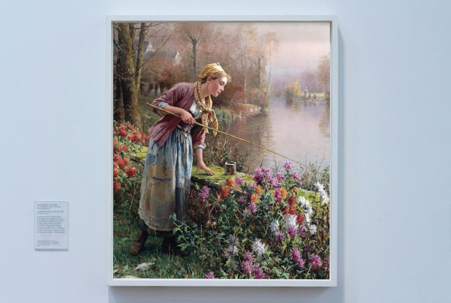 Brittany Girl Fishing by Daniel Ridgway Knight Realism Art