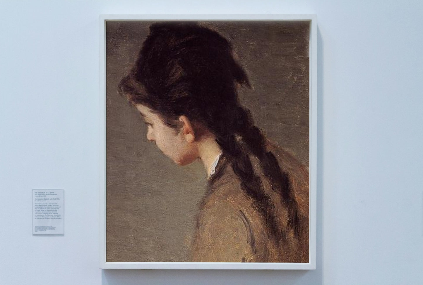 Portrait of Jeanne Gonzales in Profile by Eva Gonzales Impressionism Art