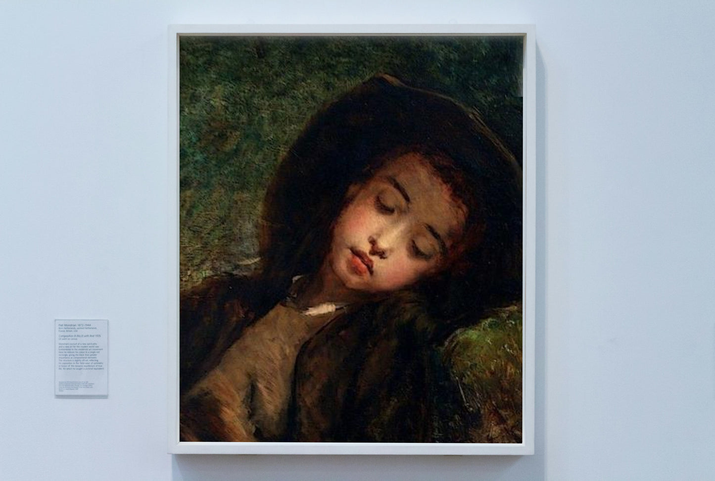 Young Breton Asleep by Alexandre Antigna Academicism Art dated 1857