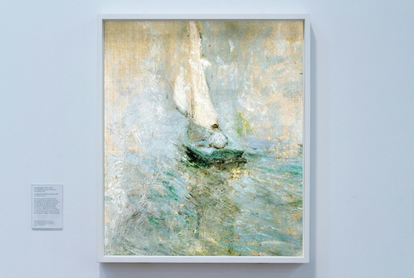 Sailing in the Mist by John Henry Twachtman Impressionism Art dated 1895