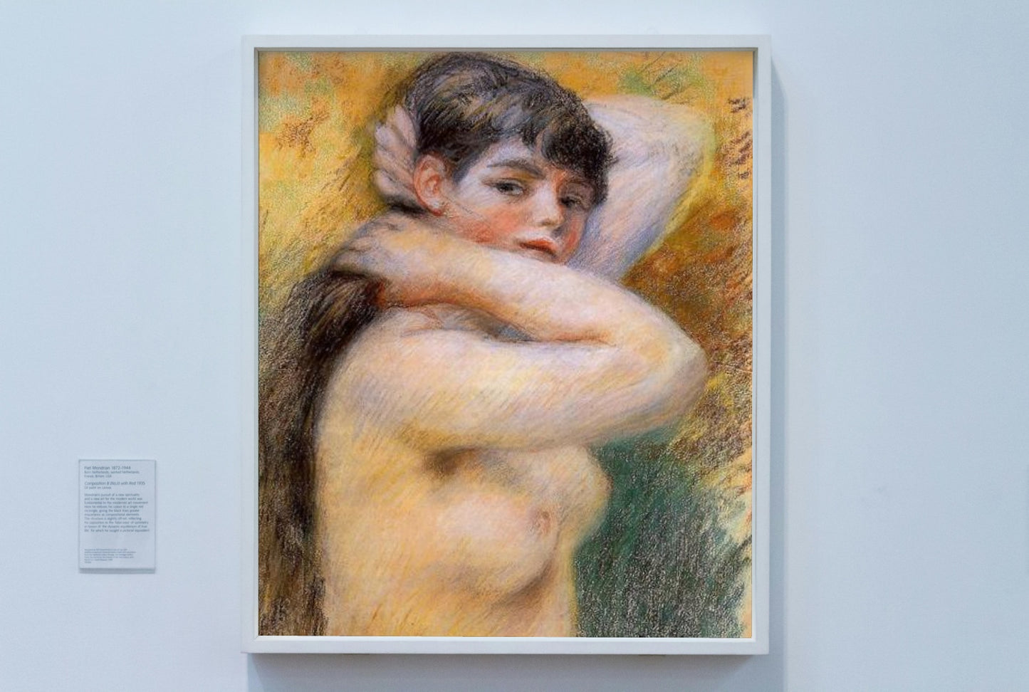 Young Woman at Her Toilette by Pierre-Auguste Renoir Impressionism Art dated 1885