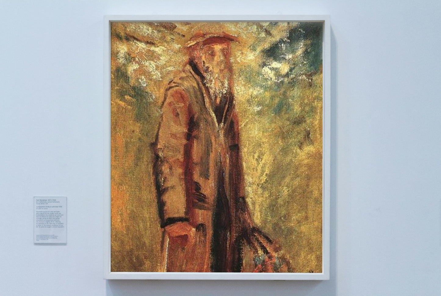 Old Man by Laszlo Mednyanszky Impressionism Art dated 1918