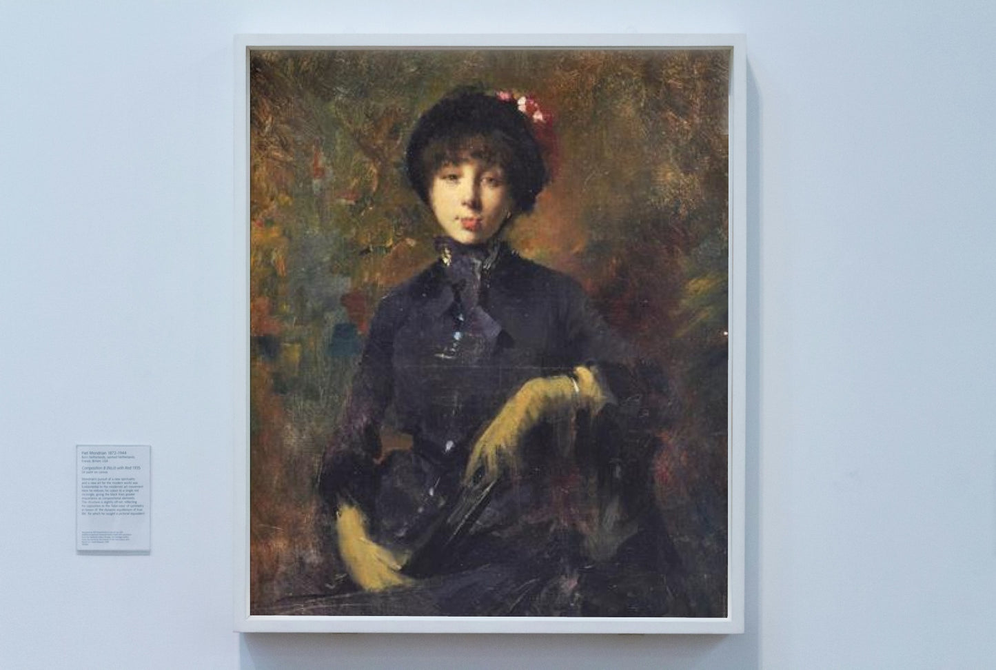 Portrait of the wife of the painter Rossano by Giuseppe De Nittis Impressionism Art dated 1884