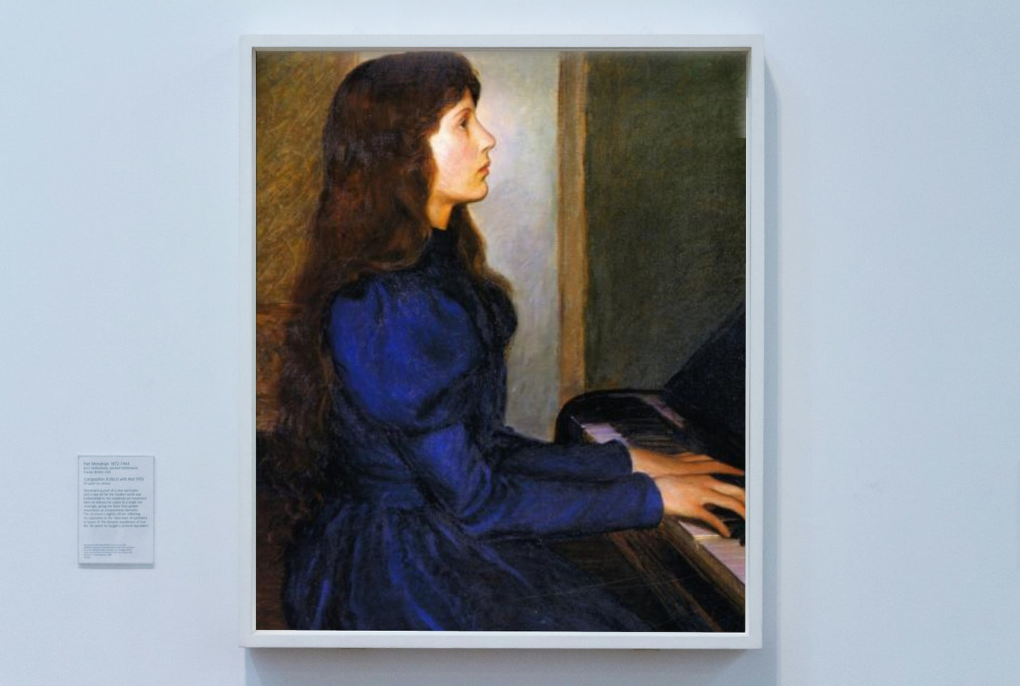 Playing by Heart by Lilla Cabot Perry Impressionism Art dated 1897