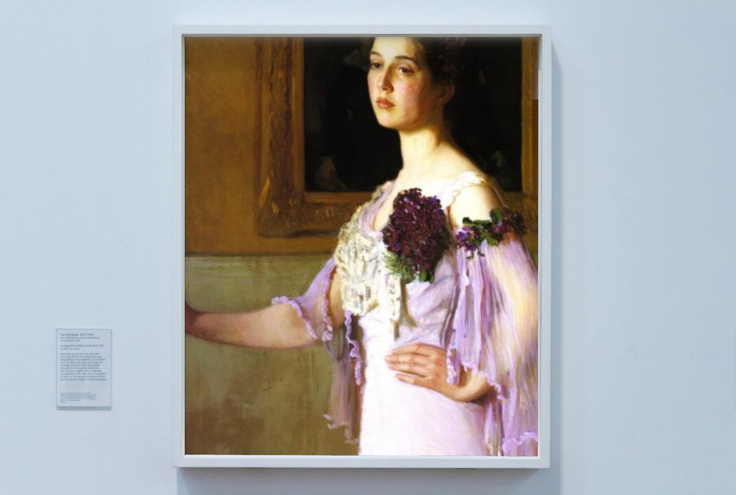 Mrs. Joseph Clark Grew [Alice Perry Grew] by Lilla Cabot Perry Impressionism Art dated 1904