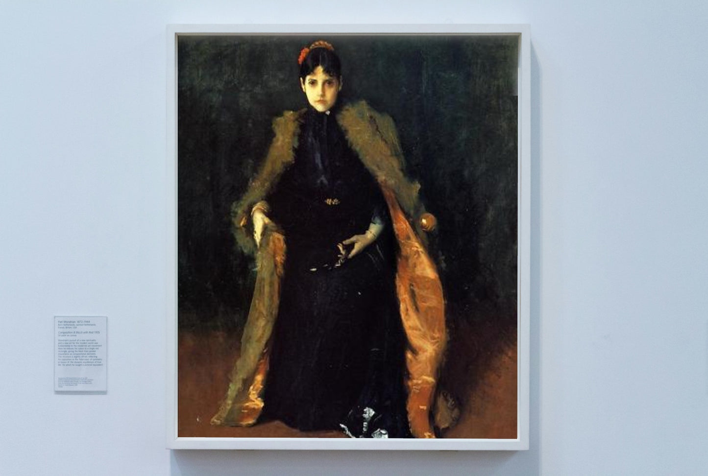 Portrait of Mrs.C. (Alice Gerson Chase) by William Merritt Chase Impressionism Art dated 1895