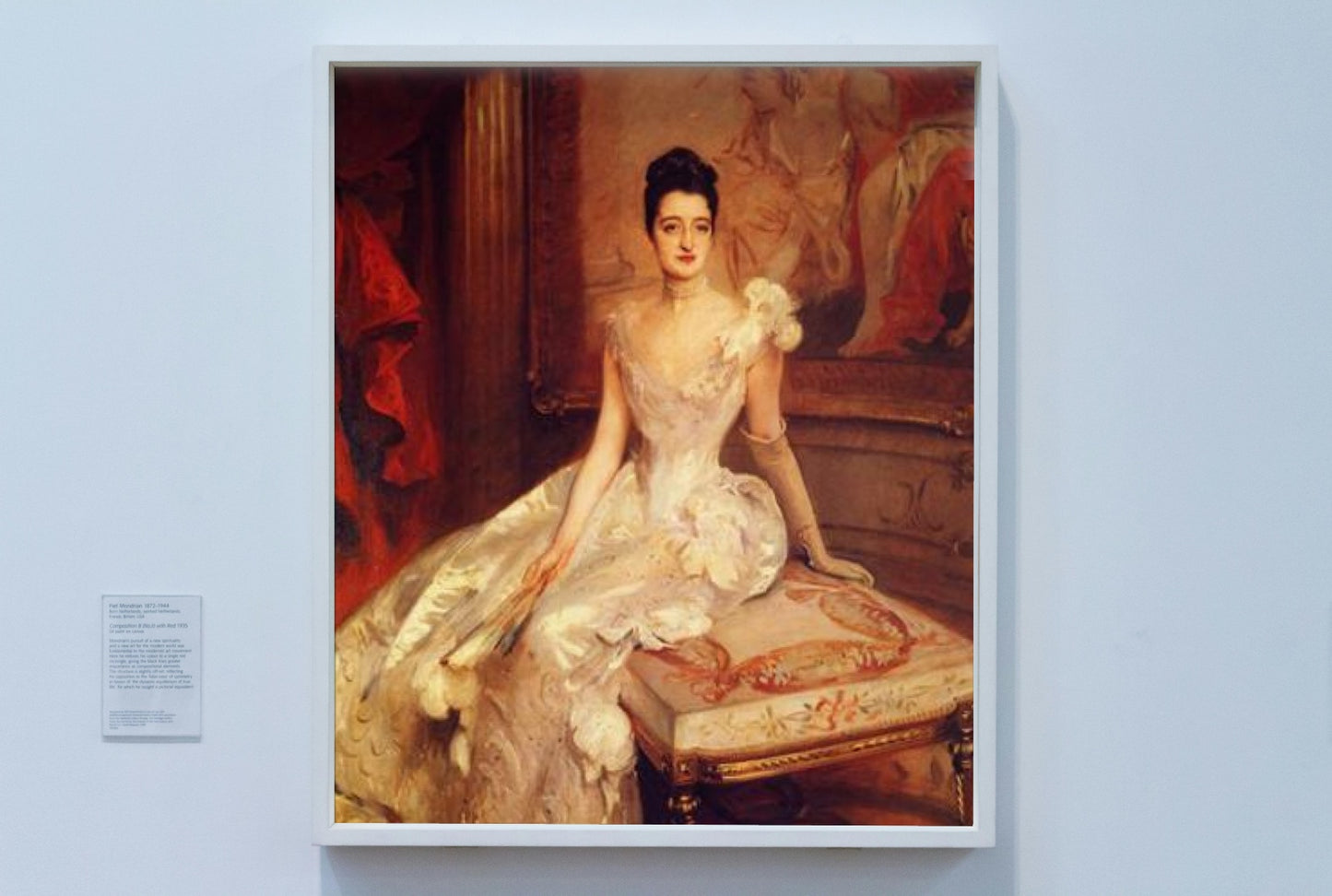 Mrs. Hamilton McKown Twombly (Florence Adele Vanderbilt) by John Singer Sargent Realism Art dated 1890