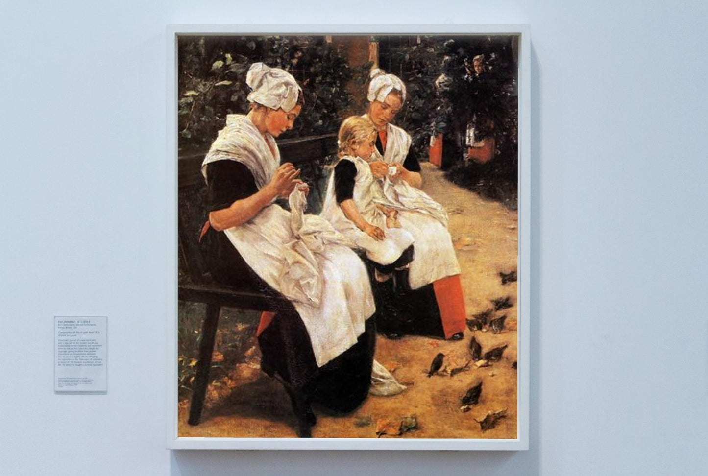 Amsterdam Orphans in the Garden by Max Liebermann Impressionism Art dated 1885