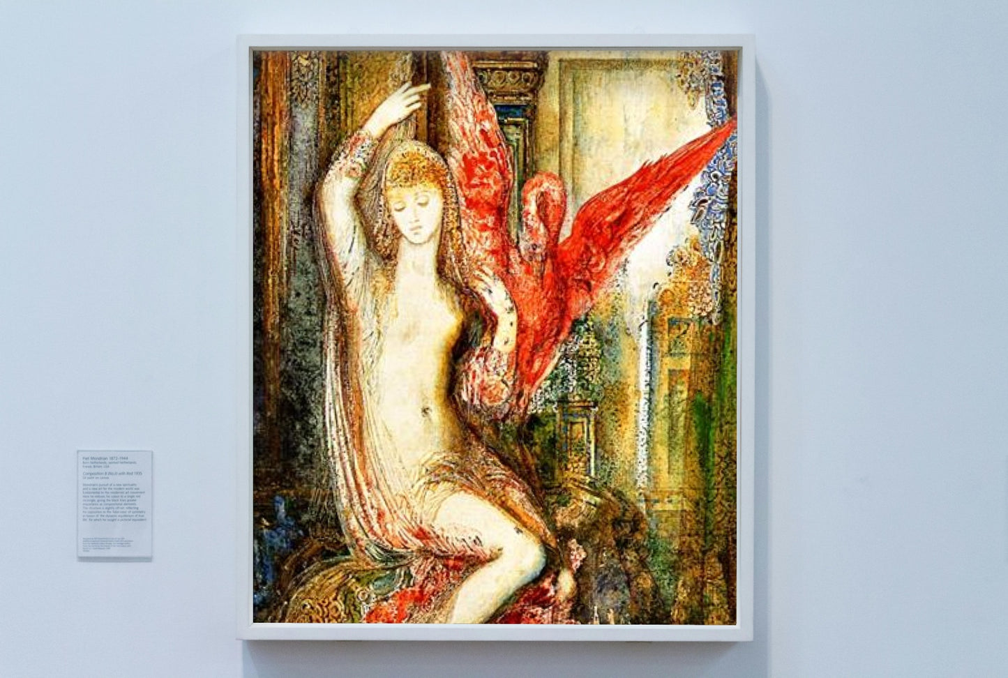 Woman with the Pink Ibis by Gustave Moreau Symbolism Art