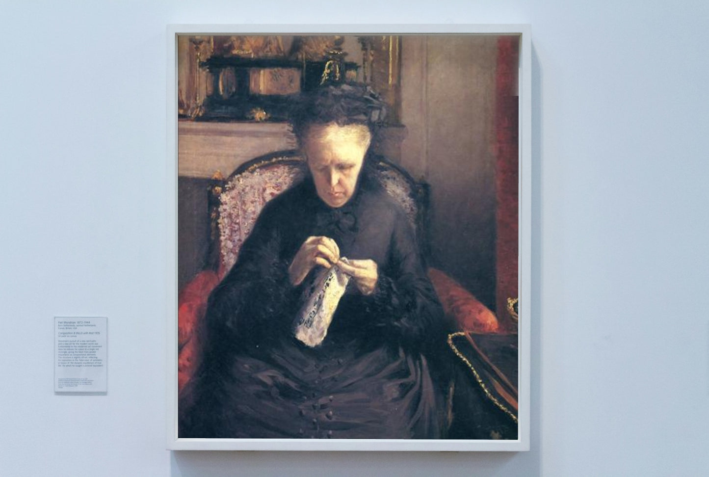 Portrait of Madame Martial Caillebotte by Gustave Caillebotte Impressionism Art dated 1877