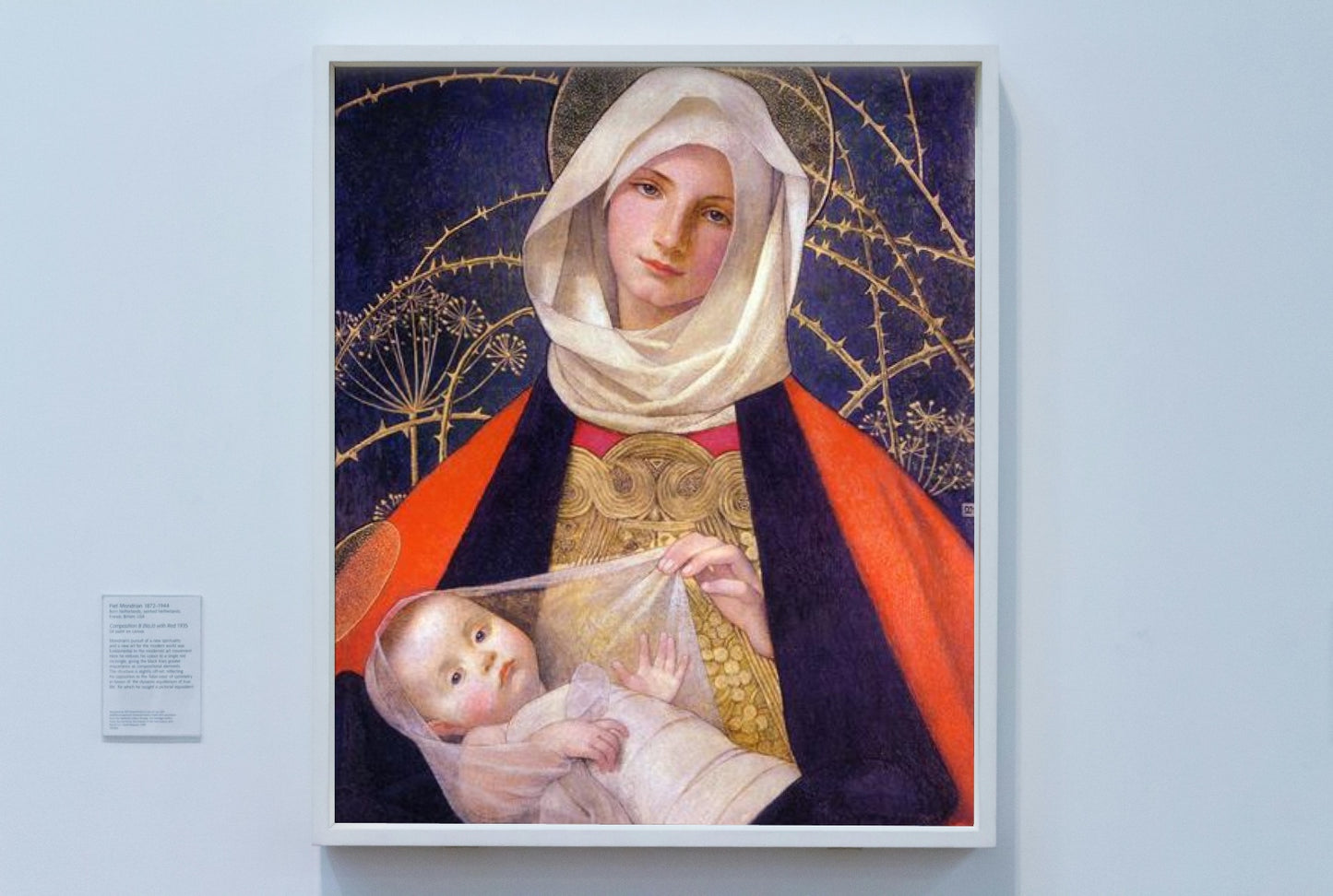 Madonna and Child by Marianne Stokes Art Nouveau (Modern) Art dated 1908