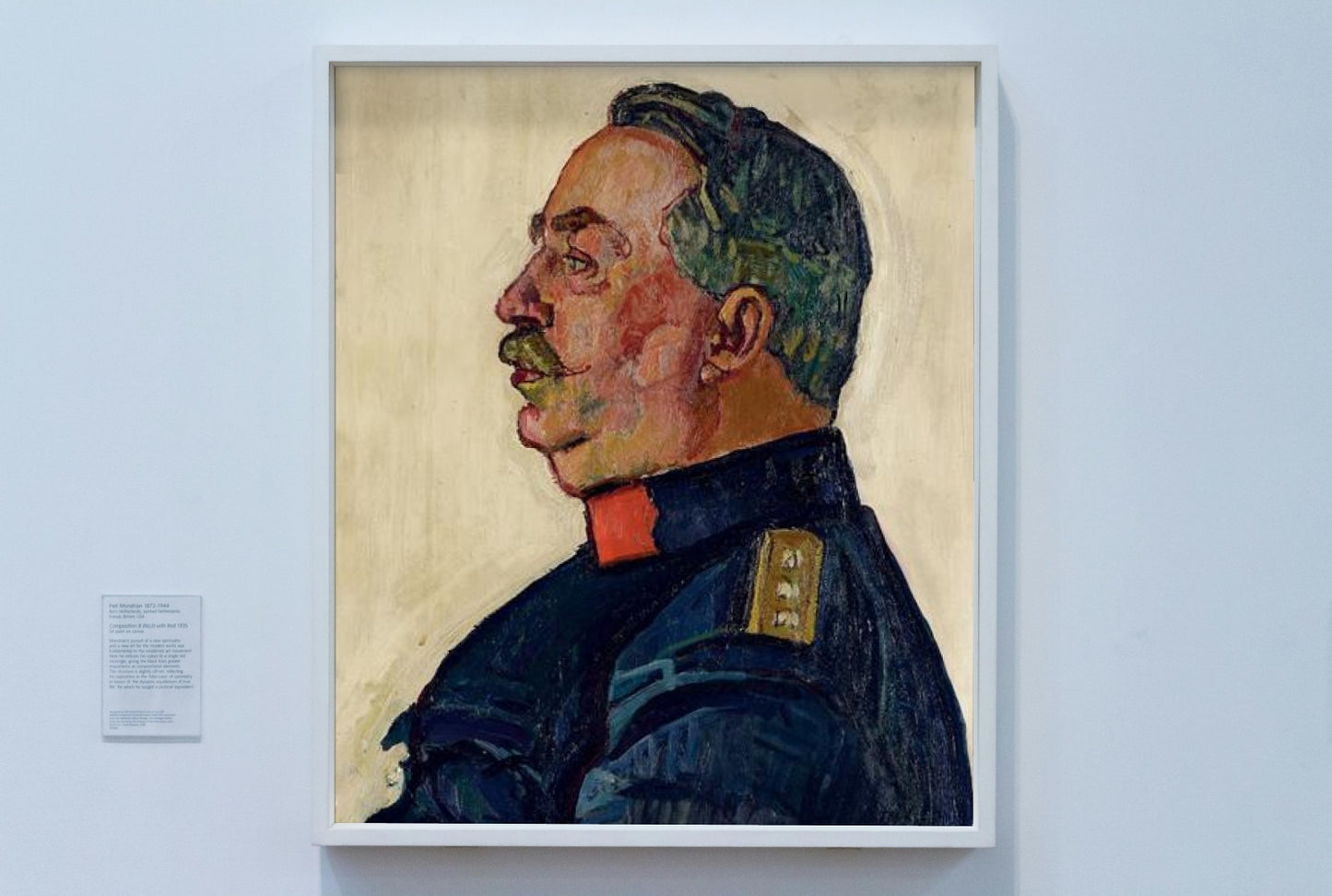 Portrait of General Ulrich Wille by Ferdinand Hodler Art Nouveau (Modern) Art dated 1915