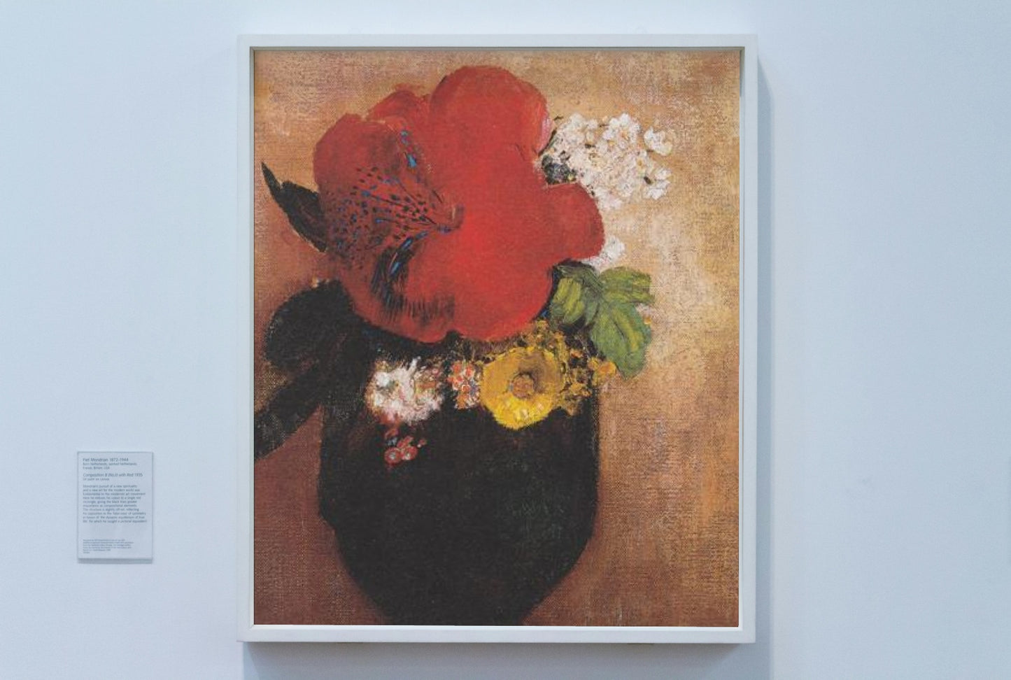 The Red Poppy by Odilon Redon Realism Art