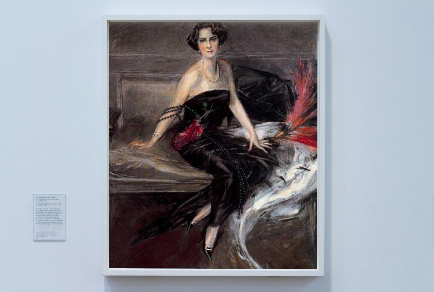 The Marquesa de Pinar del Rio by Giovanni Boldini Realism Art dated 1924