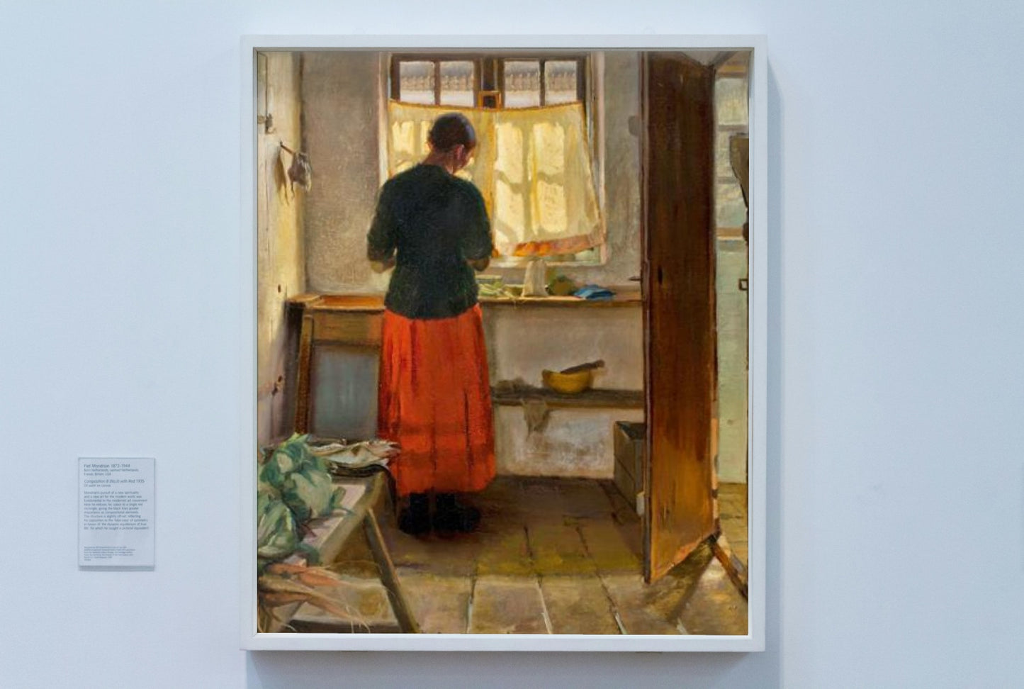 The Maid in the Kitchen by Anna Ancher Impressionism Art dated 1886