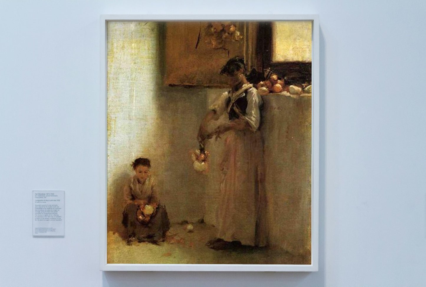 Stringing Onions by John Singer Sargent Impressionism Art dated 1882