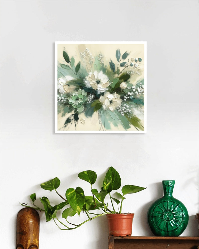 Pulchritudinous Vipulina Floral Oilpainting Art