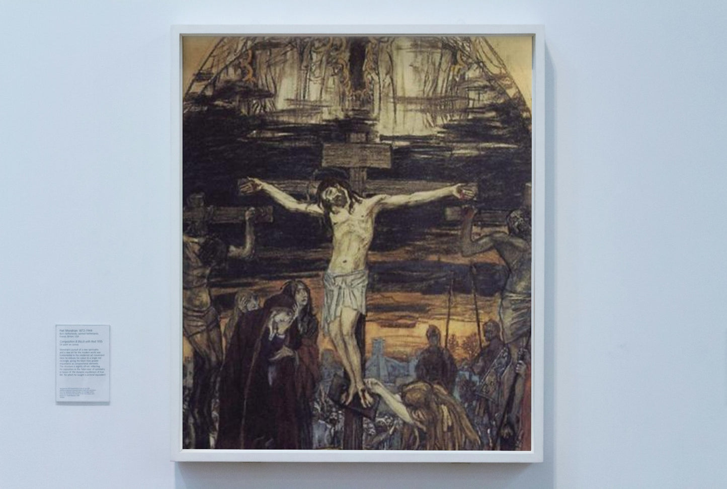 Crucifixion by Viktor Vasnetsov Symbolism Art dated 1904