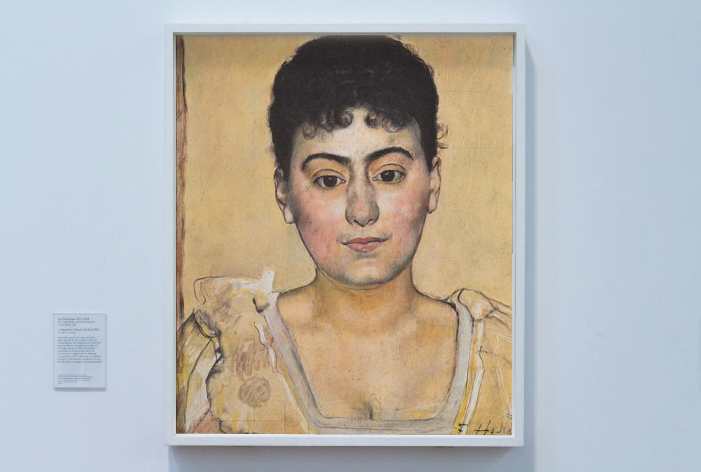 Portrait of Madame de R. by Ferdinand Hodler Art Nouveau (Modern) Art dated 1898