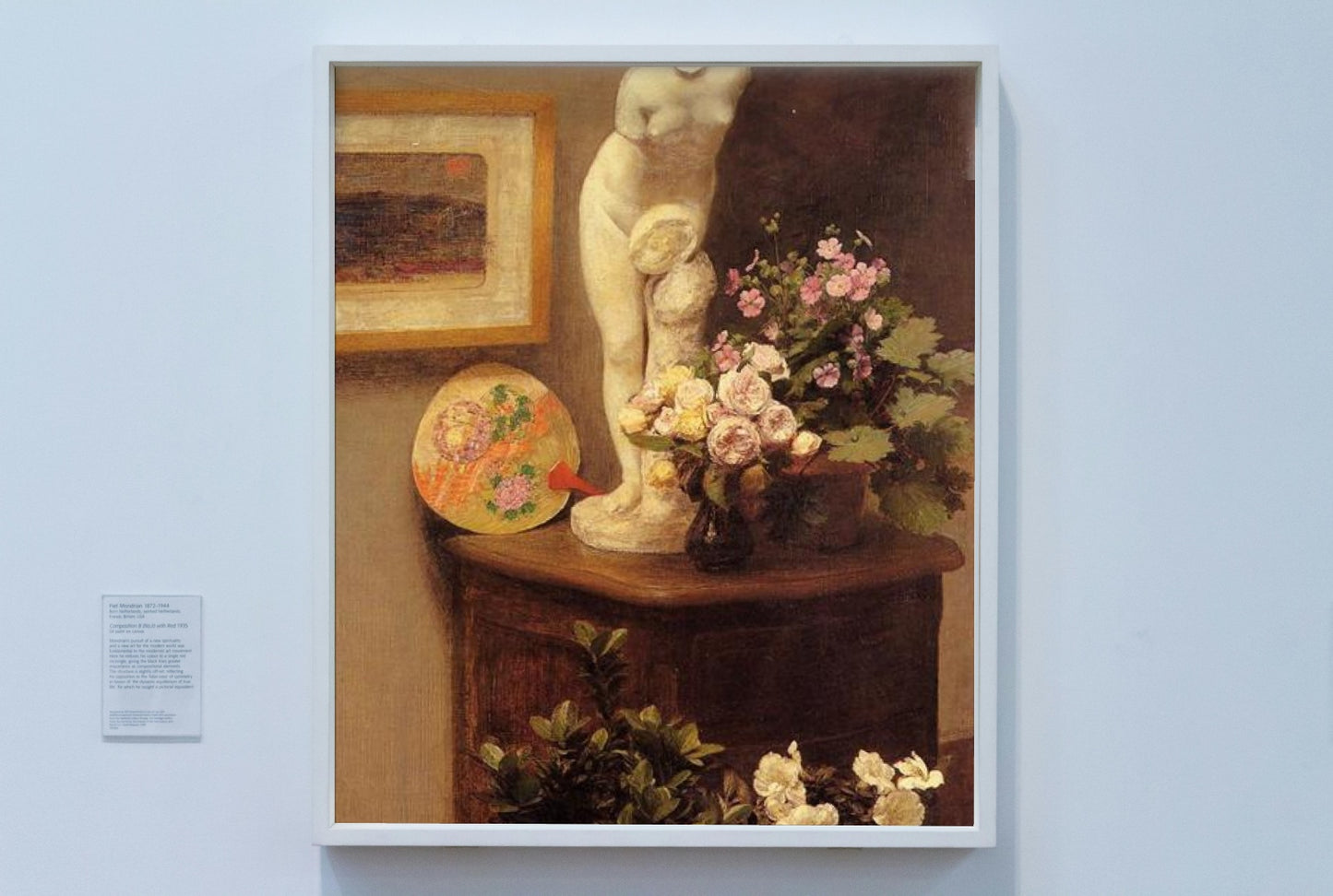 Still Life with Torso and Flowers by Henri Fantin-Latour Realism Art dated 1874