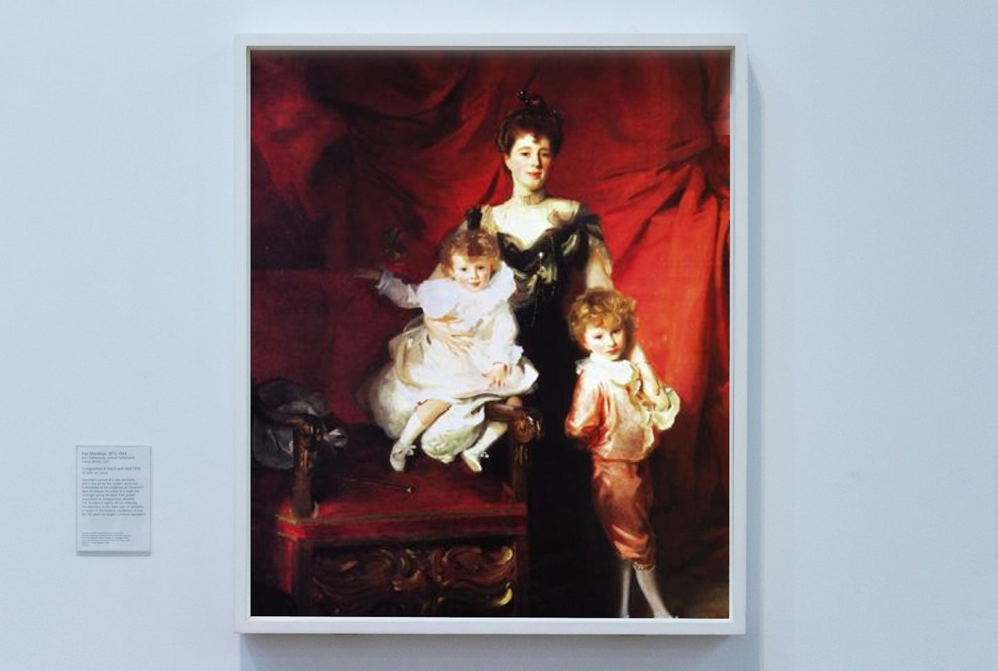 Mrs. Cazalet and her children by John Singer Sargent Realism Art dated 1901