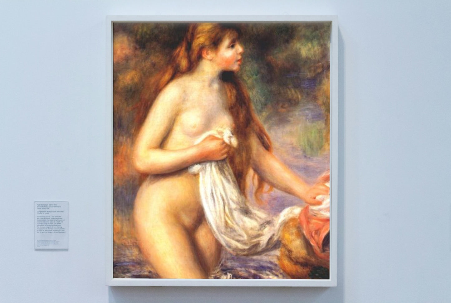 Bather by Pierre-Auguste Renoir Impressionism Art dated 1895